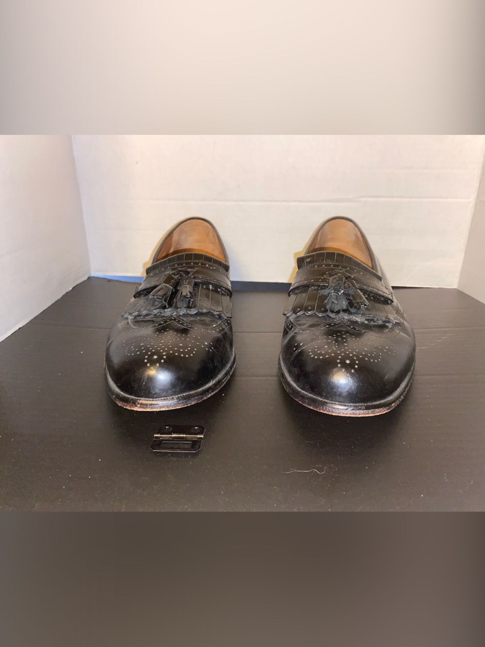 Bostonian Black Tassel Loafers